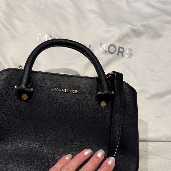 Michael Kors Black Satchel Bag - Picture 1 of 6